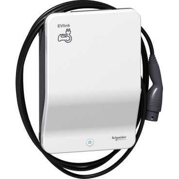 Schneider EVH2S22P0CK EVlink Wallbox 22kW T2 Bağlantılı Kablolu Şarj İstasyonu